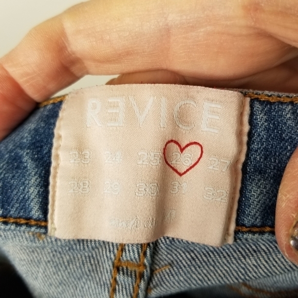 Revice distressed high rise jeans - Picture 3 of 11